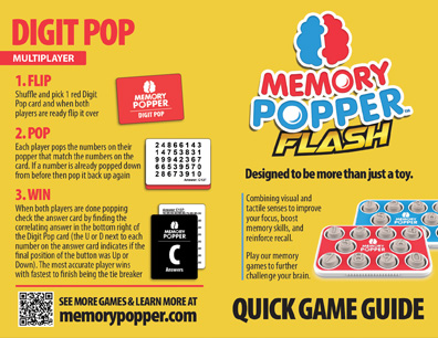 Memory Popper Flash Game Guide
